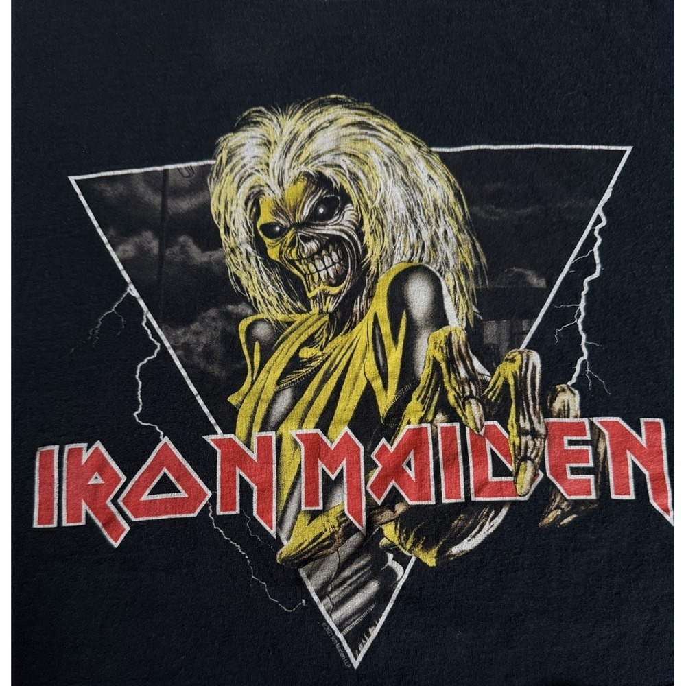 Iron Maiden Eddie Graphic T Shirt‎ XL Black Band Tee 2022 Cotton Rock Metal - Picture 2 of 6